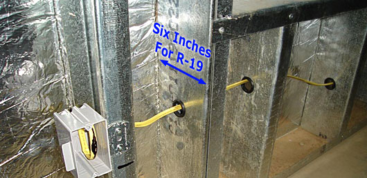 Kodiak Steel Homes models use six-inch galvanized studs on the outer walls