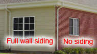Kodiak Steel Homes model with siding and brick combination