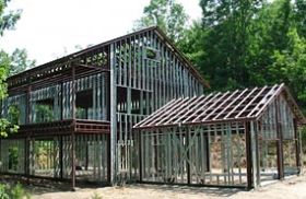 Kodiak Steel Homes Savannah model framing system